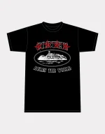 Corteiz 4Starz Alcatraz T-shirt Black, perfect blend of comfort and streetwear style.