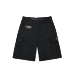 corteiz alcatraz cargo shorts black
